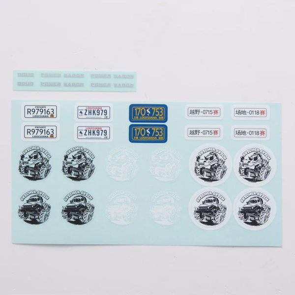 C3038 12401 Car Decal sheet