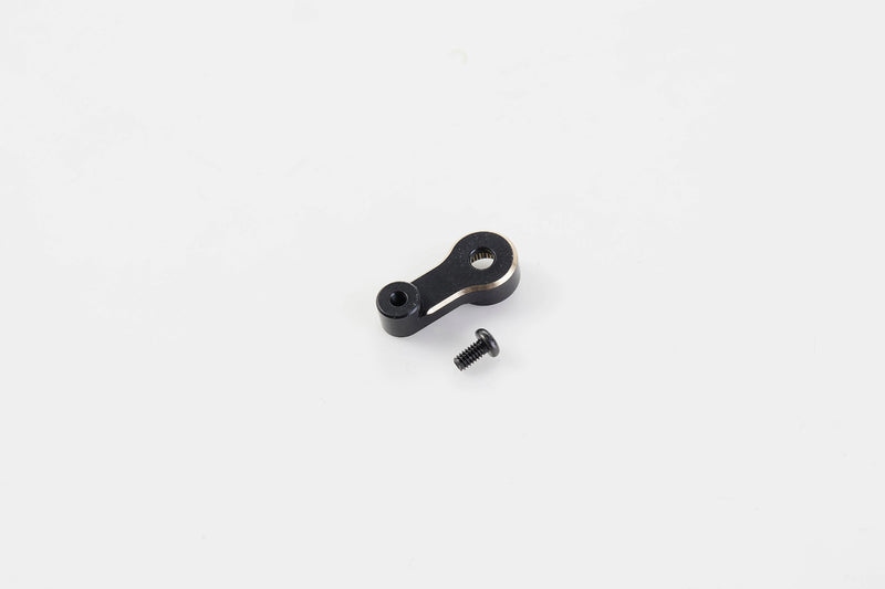FCX24  BRASS STEERING SERVO ARM HORN BLACK