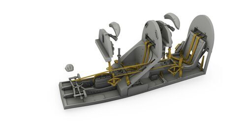 CMK 1/48 DH.82 Tiger Moth Cockpit Correction Set