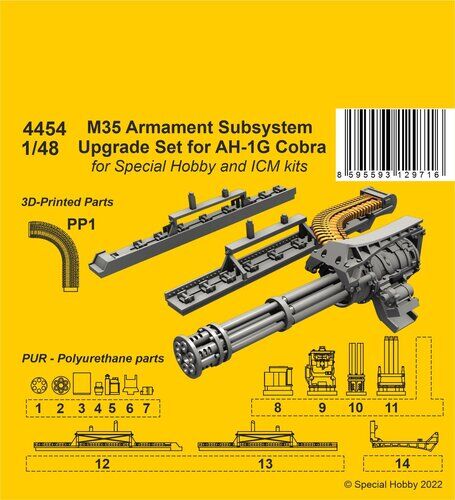 CMK 1/48 M35 Armament Subsystem Upgrade Set for AH-1G Cobra