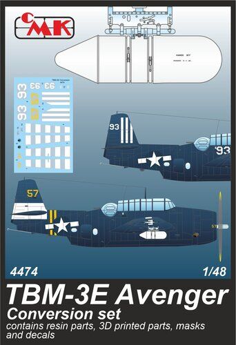 CMK 1/48 TBM-3E Avenger Conversion Set  / for Accurate/Academy kits