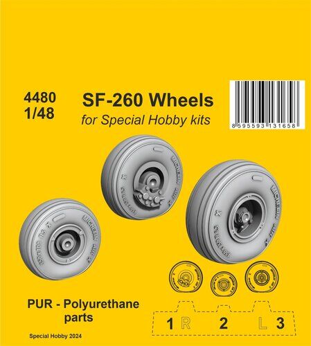 CMK 1/48 SF-260 Wheels / for SH kits