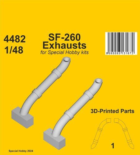 CMK 1/48 SF-260 Exhausts   / for SH kits