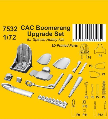 CMK 1/72 CAC Boomerang Upgrade Set  / for Special Hobby kits