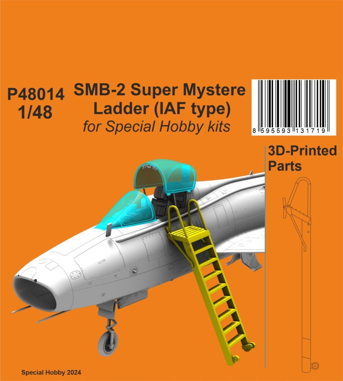 CMK 1/48 SMB-2 Super Mystere Ladder (IAF type)  / for Special Hobby kits