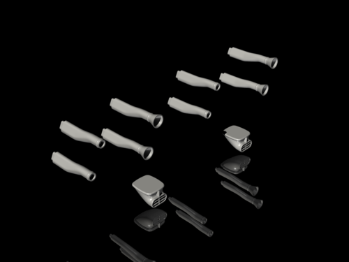 CMK 1/48 Blenheim Mk.I Engine Intakes