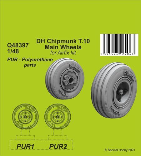 CMK 1/48 DH Chipmunk T.10 Main Wheels