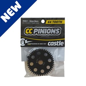 CSE010006537 Castle Creations 44T Mod1 Pinion suit 8mm Shaft, 010-0065-37