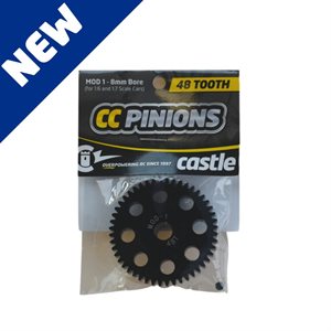 CSE010006538 Castle Creations 48T Mod1 Pinion suit 8mm Shaft, 010-0065-38 Castle Creations