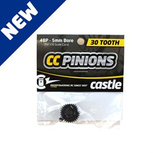 CSE010006549 Castle Creations 30T 48 Pitch Pinion suit 5mm Shaft, 010-0065-49