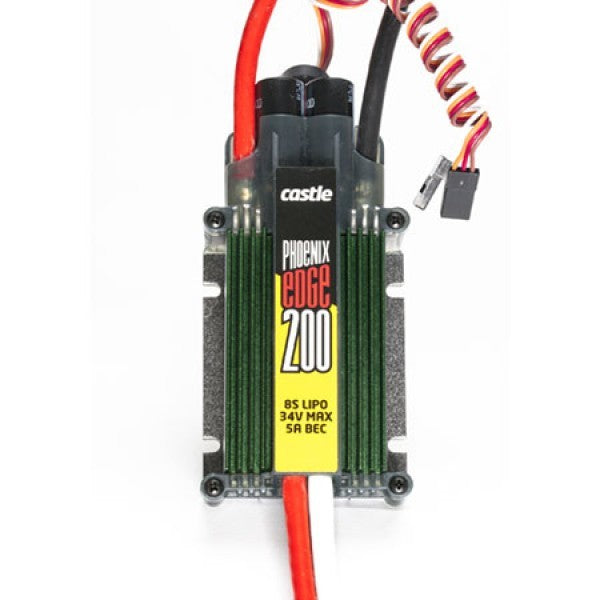 CSE010009800 Castle Creations Phoenix Edge 200A 32V ESC with 5-Amp BEC