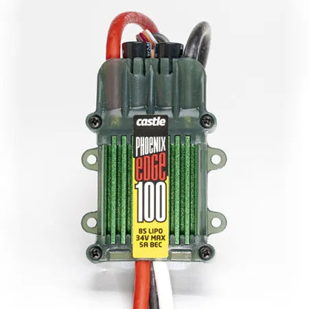 CSE010010000 Castle Creations Phoenix Edge 100A Brushless ESC, 010-0100-00