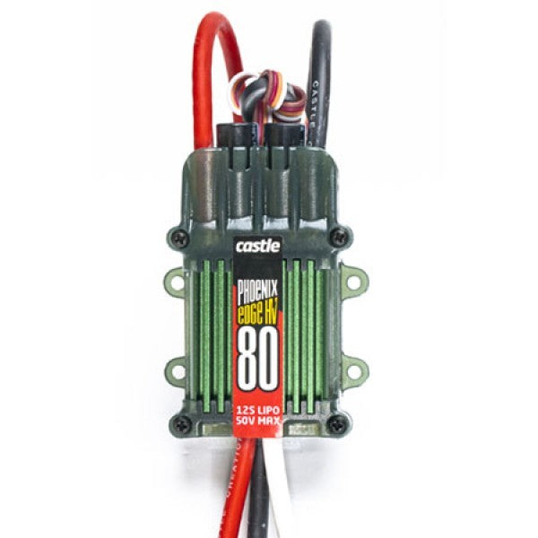 CSE010010500 Castle Creations Phoenix Edge HV 80A Brushless ESC, 12S / 50.4V, NO BEC