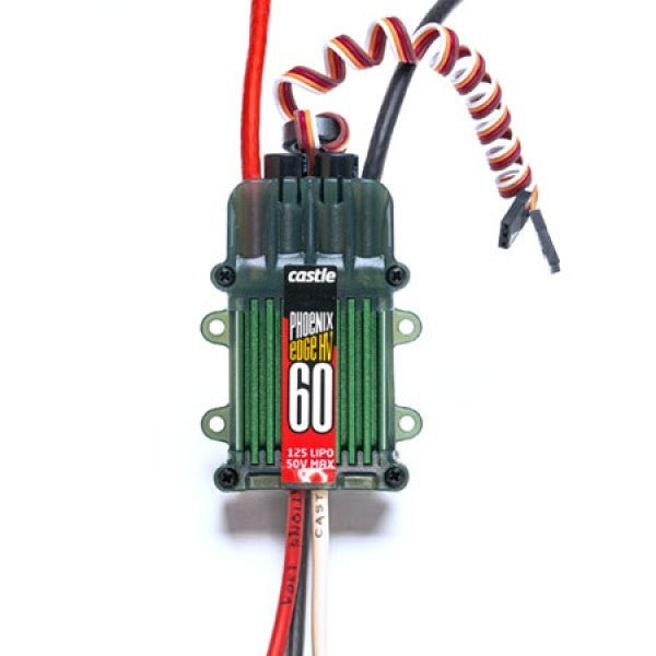 CSE010010600 Castle Creations Phoenix Edge HV 60A Brushless ESC, 50V