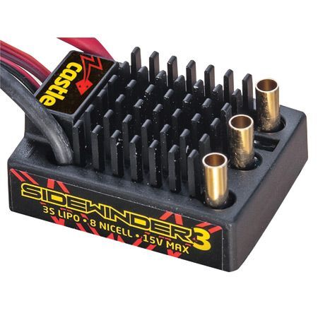 CSE010011500 Castle Creations SV3 Sidewinder Brushless Brushless ESC, 010-0115-00