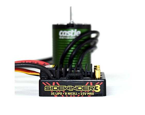 CSE010011508 Castle Creations SV3 Brushless ESC, 1406-7700kv Sensored Motor Combo Castle Creations