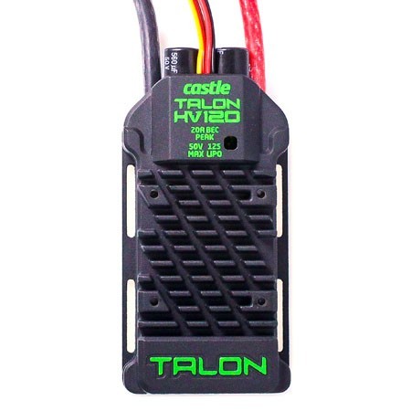 CSE010013100 Castle Creations Talon 120A HV Brushless ESC with Heavy Duty BEC, 010-0131-00