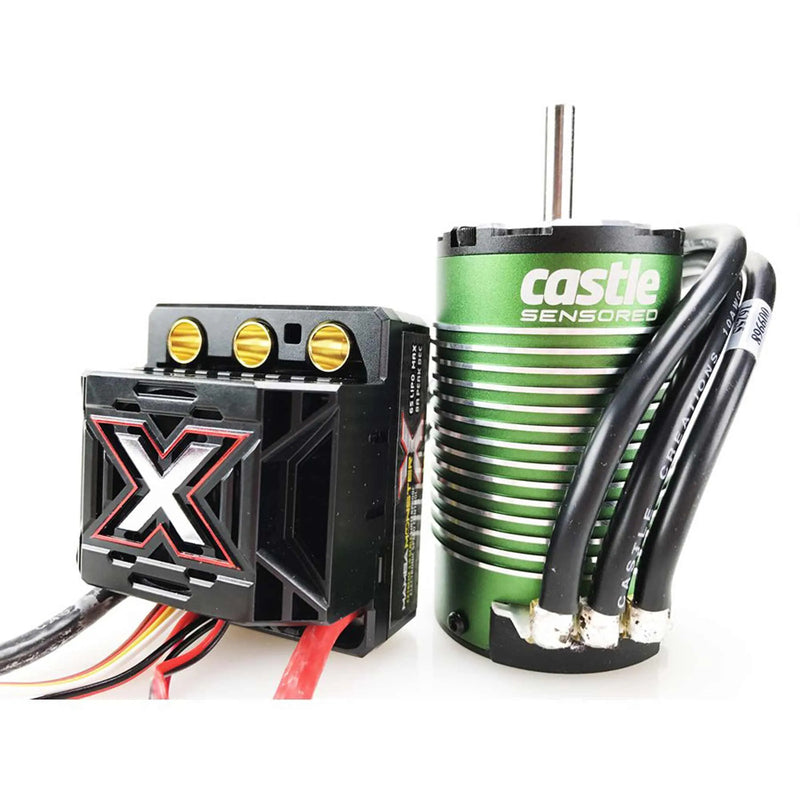 CSE010014506 Castle Creations Monster X Brushless ESC with 1515-2650kv Sensored Motor, 010-0145-06