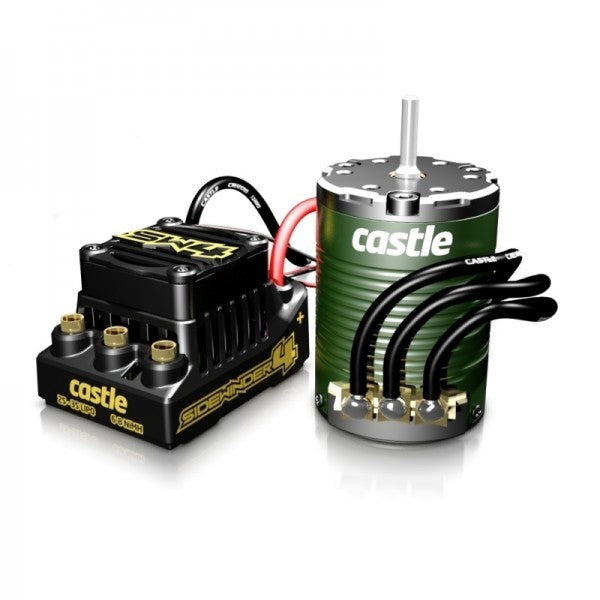 CSE010016403 Castle Creations Sidewinder 4 Brushless ESC with 1406-6900kv Sensored Motor, 010-0164-03