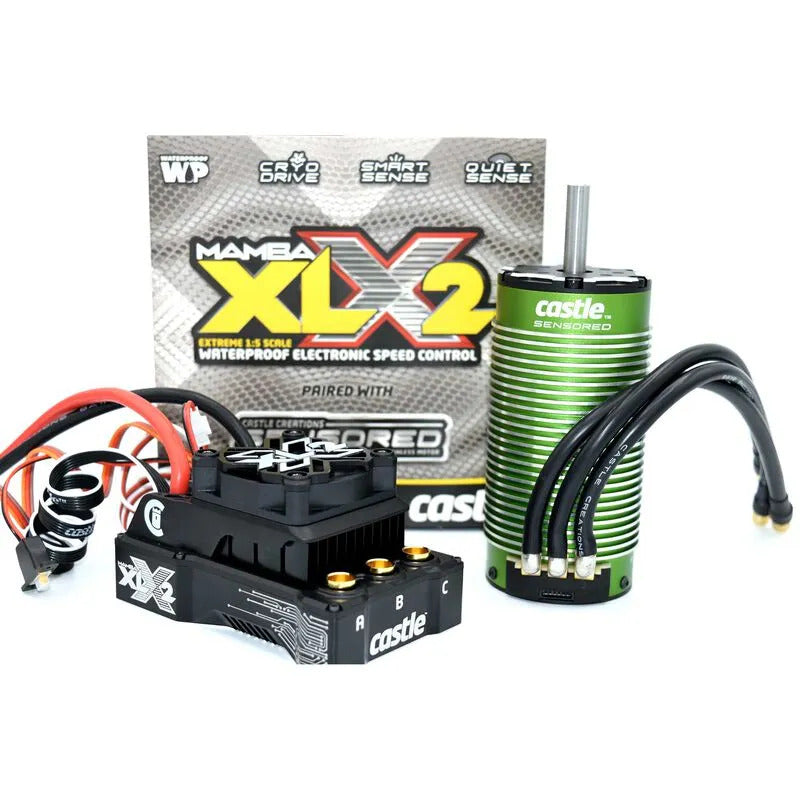 CSE010016701 Castle Creations Mamba XLX 2 8S ESC with 800kv Motor, 010-0167-01 Castle Creations