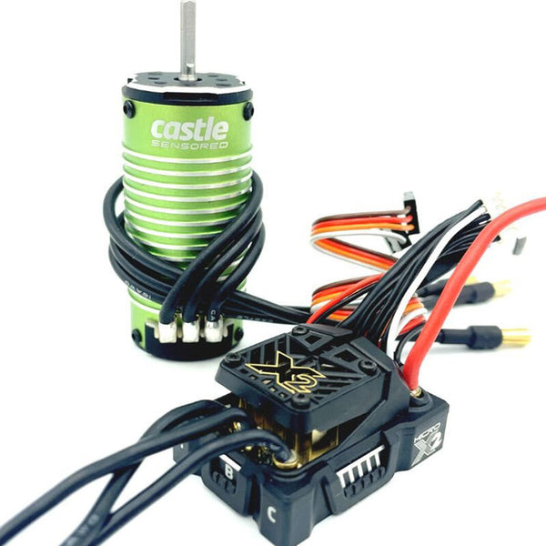 CSE010017105 Castle Creations Mamba Micro X2 2-4S Waterproof Sensored 4.0mm ESC with 1010-5600kv Motor, 010-0171-05