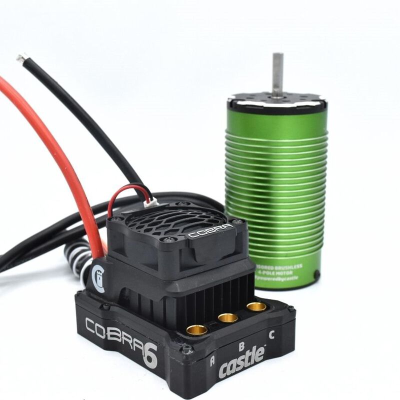 Castle Creations Cobra 6 1/6 8S ESC with 1717-1260KV Sensored Motor Combo - CSE010018403