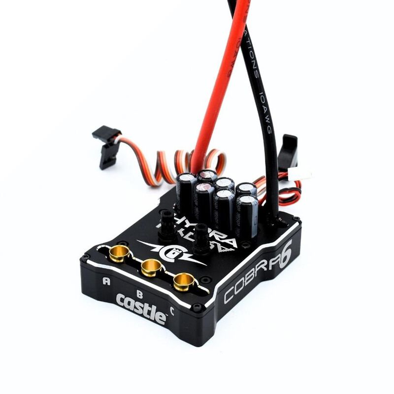 Castle Creations Hydra Cobra 6 8S Marine ESC with 8A BEC - CSE010018900