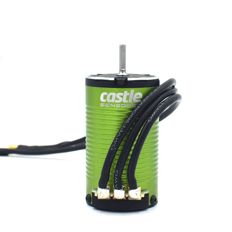 CSE060009500 Castle Creations 1412-2100kv 4 Pole Sensored Brushless Motor with 5mm Shaft, 060-0095-00