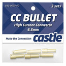 CSECCBUL653 Castle Creations High Current Bullet Connector Set, 6.5mm, CC-BULLET-6.5 Castle Creations