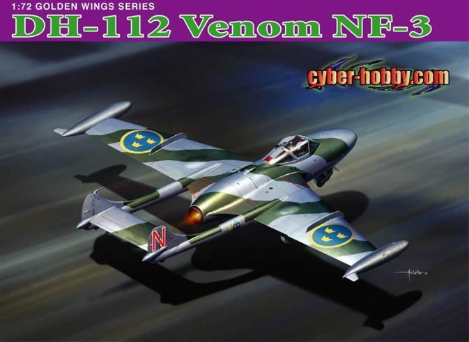 Cyber Hobby 1/72 DH-112 Venom NF-3 [5116]