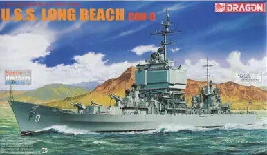 Cyber Hobby 1/700 U.S.S. Long Beach CGN-9 Plastic Model Kit [7091]