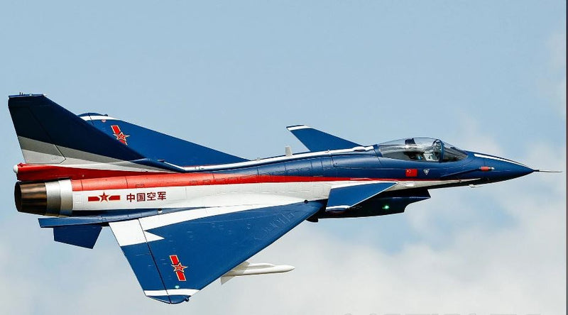 Freewing PLAAF J-10A Blue/White High Performance 90mm EDF Jet - PNP FJ32112P