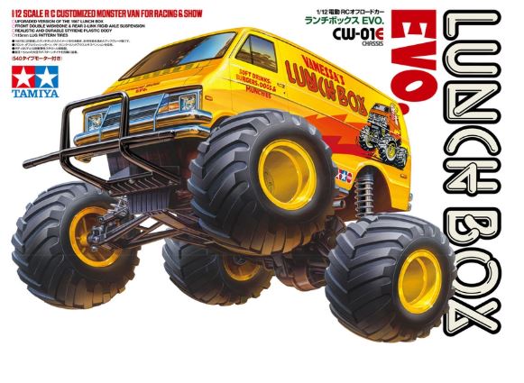 TAMIYA 1/12 LUNCHBOX EVO RC KIT 2WD TRUCK CW-01E 58755