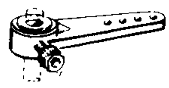 DUBRO 166 1-1/4in NYLON STEERNG ARM ONLY (1 PC PER PACK) Dubro