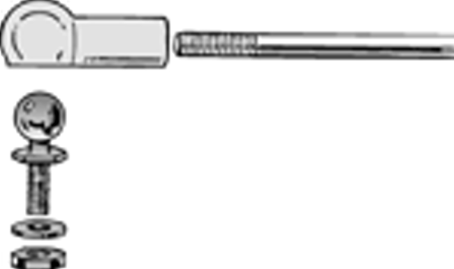 DUBRO 181 2-56 THREADED BALL LINK (1 PC PER PACK) Dubro