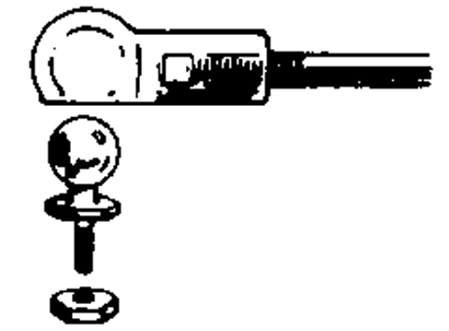 DUBRO 190 1/16in THREADED BALL LINK (1 PC PER PACK) Dubro