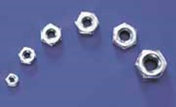 DUBRO 2103 2MM HEX NUTS (4 PCS PER PACK)