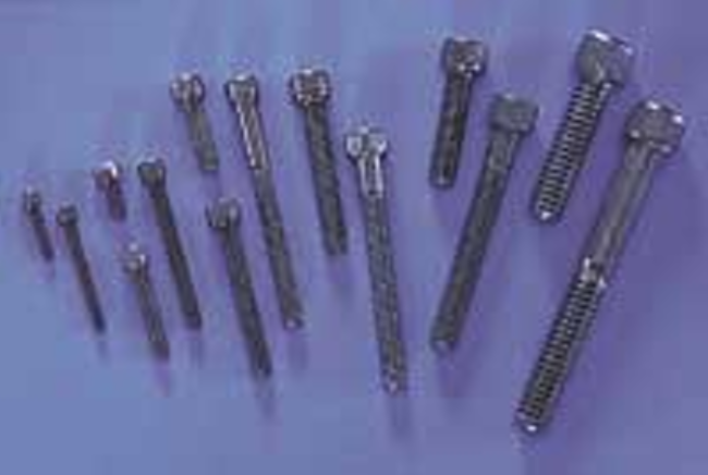 DUBRO 2122 3MM X 8 SOCKET HEAD CAP SCREWS (4 PCS PER PACK)