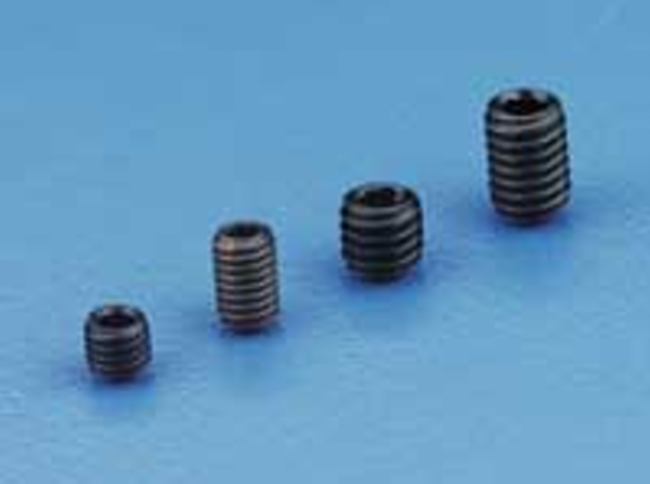 DUBRO 2168 3MM X 3 SOCKET SET SCREWS (4 PCS PER PACK)