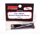 DUBRO 2282 4.0MM X 40 SOCKET-HEAD CAP SCREWS (4 PCS/PACK) Dubro