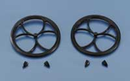 DUBRO 250ML 2-1/2in MICRO LITE WHEELS  (1 PAIR PER CARD) Dubro