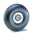 DUBRO 275TL 2-3/4in DIA TREAD LIGHT WHEELS  (1 PAIR PER CARD) Dubro