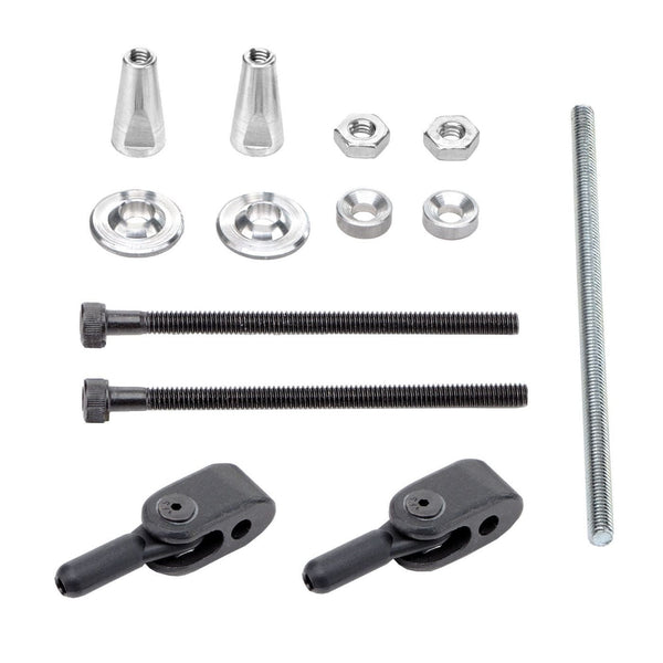 DUBRO 3355 HEAVY DUTY CLEVIS HORN SYSTEM (8-32) (1 SET/PKG) Dubro