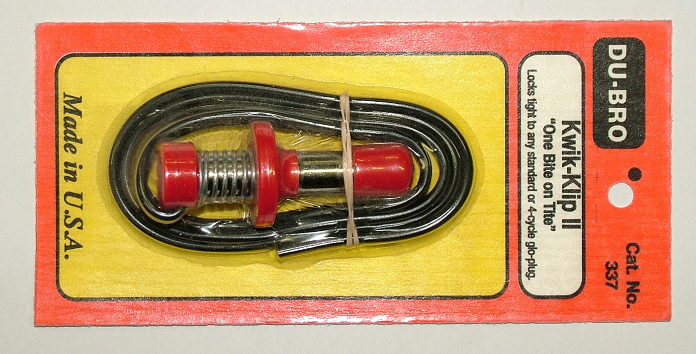 DUBRO 337 KWIK-KLIP II, GLO PLUG CONNECT (1 PC PER PACK) Dubro