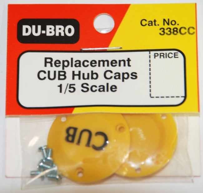 DUBRO 338CC 1/5 SCALE CUB CAPS (2 PER PACK) Dubro