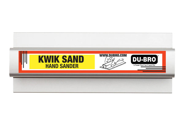 DUBRO KWIK SAND HAND SANDER 11" (27.94cm) x 2.5" (6.35cm) (1 pc per pkg)