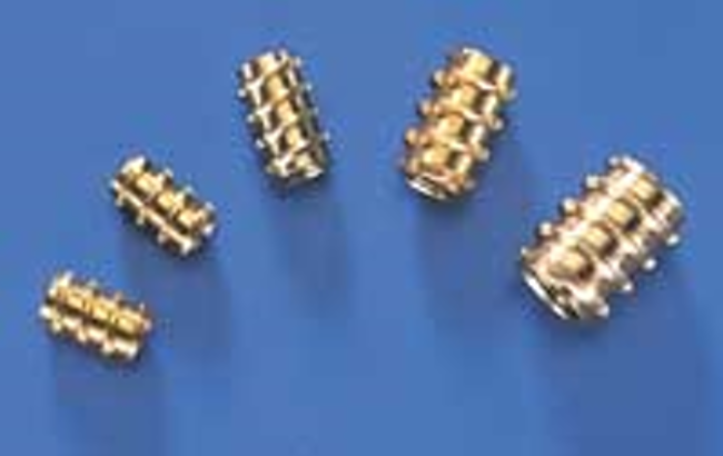 DUBRO 391 4-40 THREADED INSERTS (4 PCS PER PACK)