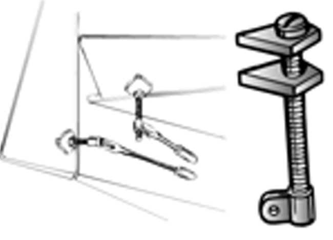 DUBRO 493 ADJUSTABLE CONTROL HORNS (2 PCS PER PACK) Dubro