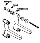 DUBRO 682 MOTOR MOUNT .45 TO .80 4-STROKE (1 PC PER PACK) Dubro