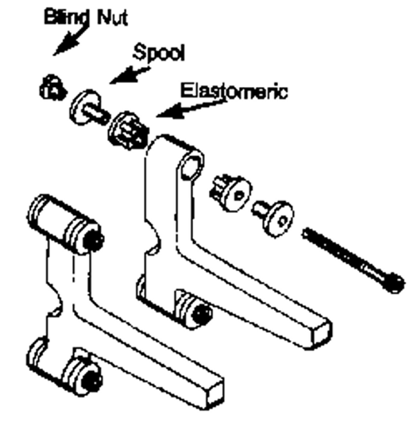 DUBRO 682 MOTOR MOUNT .45 TO .80 4-STROKE (1 PC PER PACK) Dubro